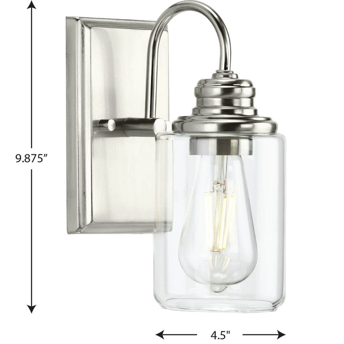 Progress Lighting Aiken Collection 1 Light 60W Medium Base Bath And Vanity Fixture (P300320-009)