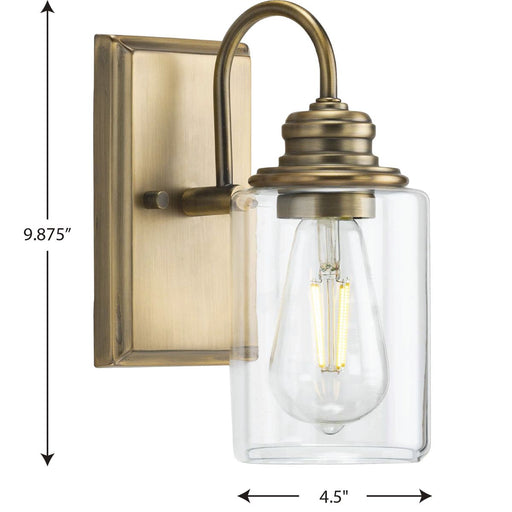 Progress Lighting Aiken Collection 1 Light 60W Medium Base Bath And Vanity Fixture (P300320-163)