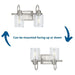 Progress Lighting Aiken Collection 2 Light 60W Medium Base Bath And Vanity Fixture (P300321-009)