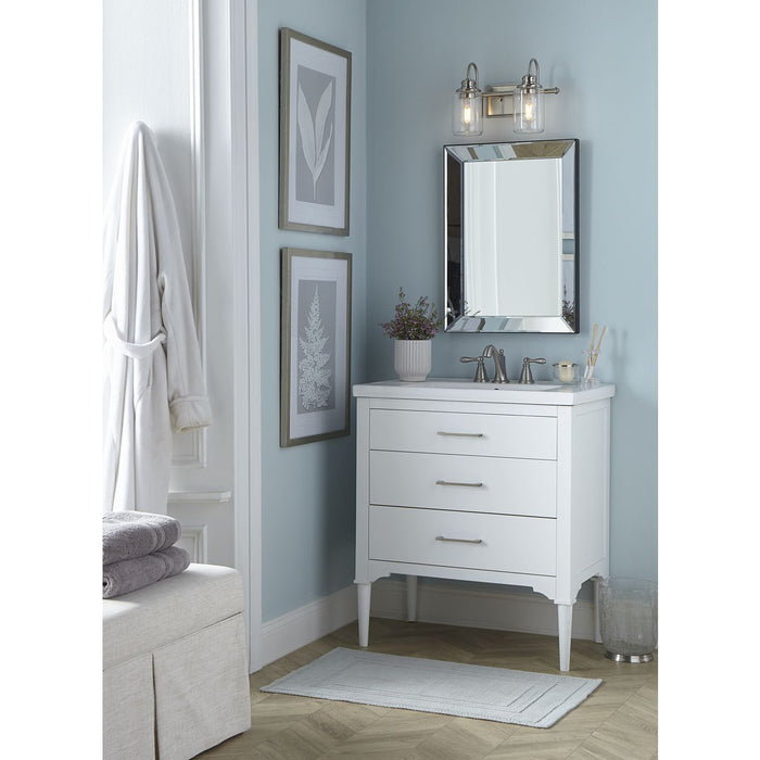 Progress Lighting Aiken Collection 2 Light 60W Medium Base Bath And Vanity Fixture (P300321-009)