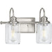Progress Lighting Aiken Collection 2 Light 60W Medium Base Bath And Vanity Fixture (P300321-009)
