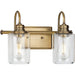 Progress Lighting Aiken Collection 2 Light 60W Medium Base Bath And Vanity Fixture (P300321-163)