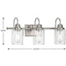 Progress Lighting Aiken Collection 3 Light 60W Medium Base Bath And Vanity Fixture (P300322-009)