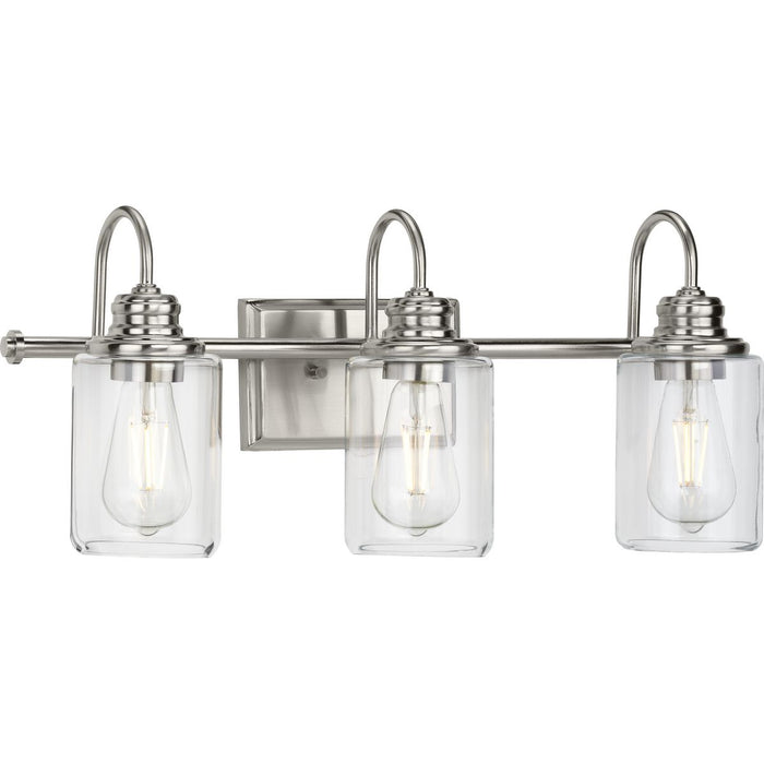 Progress Lighting Aiken Collection 3 Light 60W Medium Base Bath And Vanity Fixture (P300322-009)