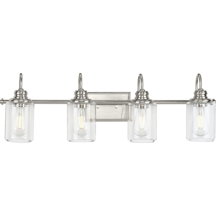 Progress Lighting Aiken Collection 4 Light 60W Medium Base Bath And Vanity Fixture (P300323-009)