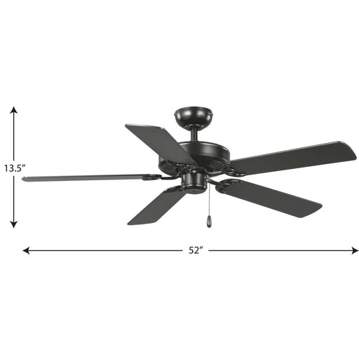 Progress Lighting Air Pro Collection 52 Inch Ceiling Fan (P250066-31M)