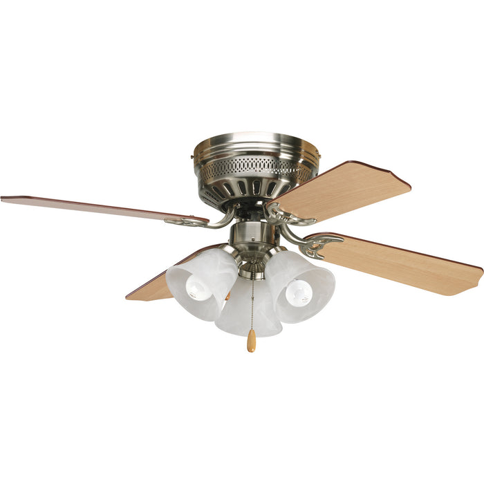 Progress Lighting AirPro Collection 42 Inch Four-Blade Hugger Ceiling Fan (P2524-09)