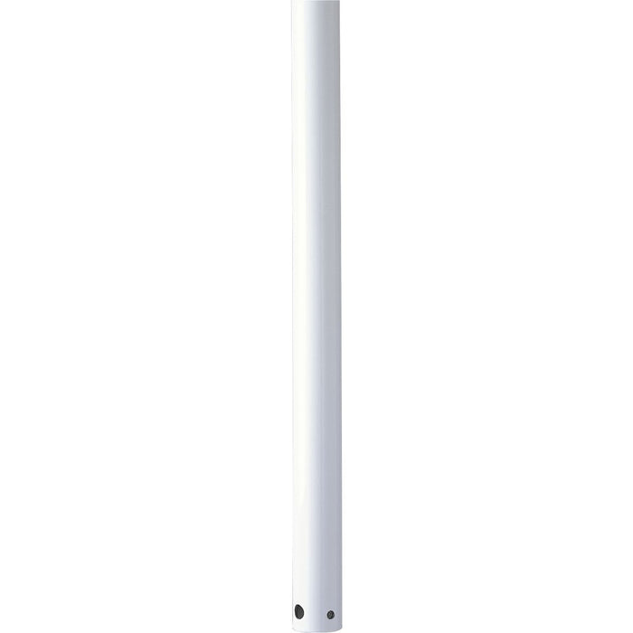 Progress Lighting AirPro Collection 48 Inch Ceiling Fan Down Rod In White (P2607-28)