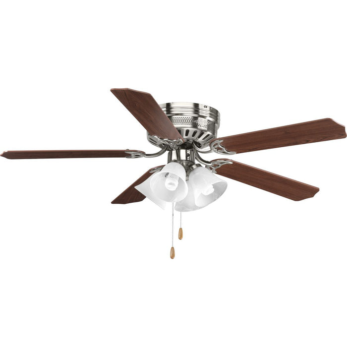 Progress Lighting AirPro Collection 52 Inch Five-Blade Hugger Ceiling Fan (P2525-09)