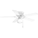 Progress Lighting AirPro Collection 52 Inch Five-Blade Hugger Ceiling Fan (P2525-30)