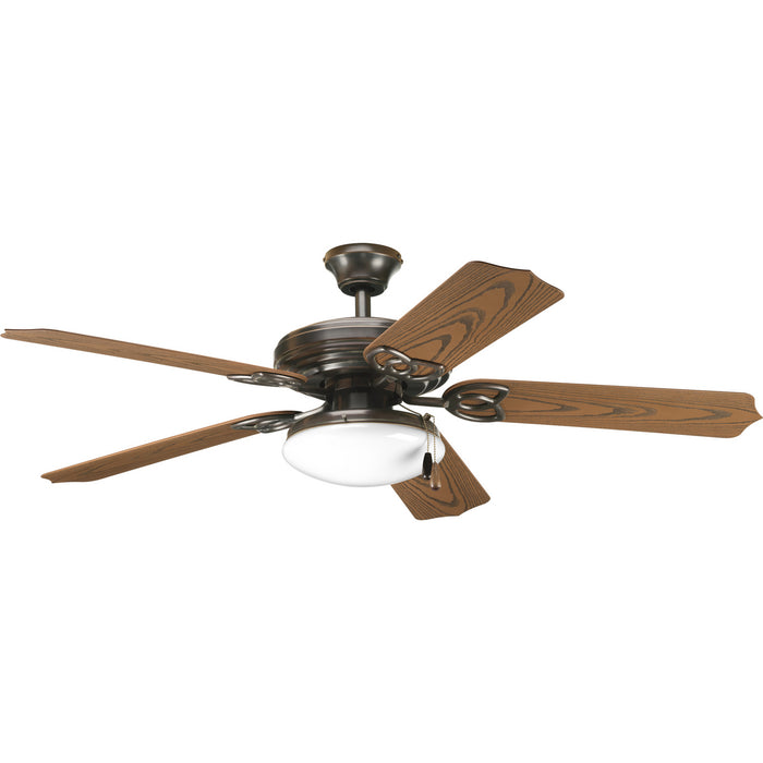 Progress Lighting AirPro Collection 52 Inch Five-Blade Indoor/Outdoor Ceiling Fan (P2502-20)