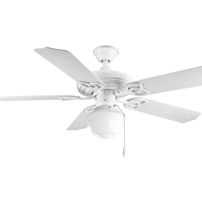 Progress Lighting AirPro Collection 52 Inch Five-Blade Indoor/Outdoor Ceiling Fan (P2502-30)