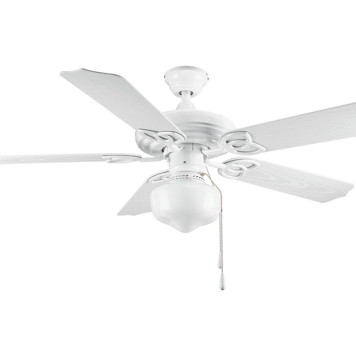 Progress Lighting AirPro Collection 52 Inch Five-Blade Indoor/Outdoor Ceiling Fan (P2502-30)