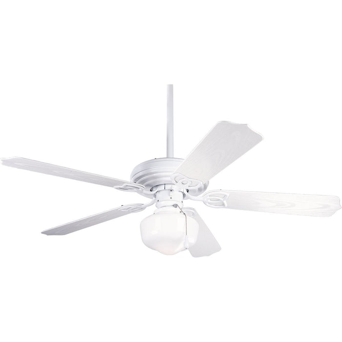 Progress Lighting AirPro Collection 52 Inch Five-Blade Indoor/Outdoor Ceiling Fan (P2502-30)