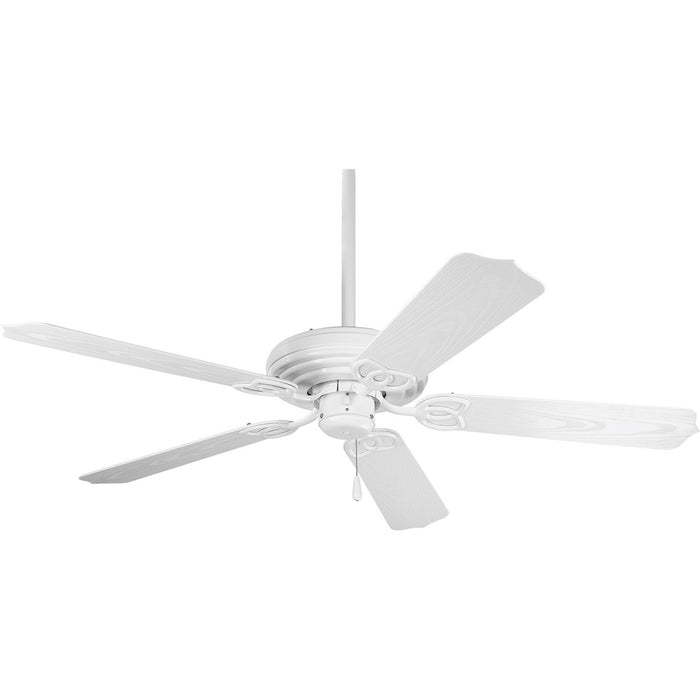 Progress Lighting AirPro Collection 52 Inch Five-Blade Indoor/Outdoor Ceiling Fan (P2502-30)