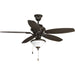 Progress Lighting AirPro Collection 54 Inch Five-Blade Indoor/Outdoor Ceiling Fan (P2533-20)