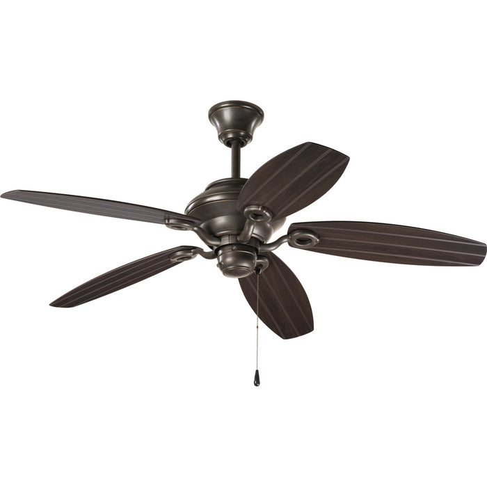 Progress Lighting AirPro Collection 54 Inch Five-Blade Indoor/Outdoor Ceiling Fan (P2533-20)