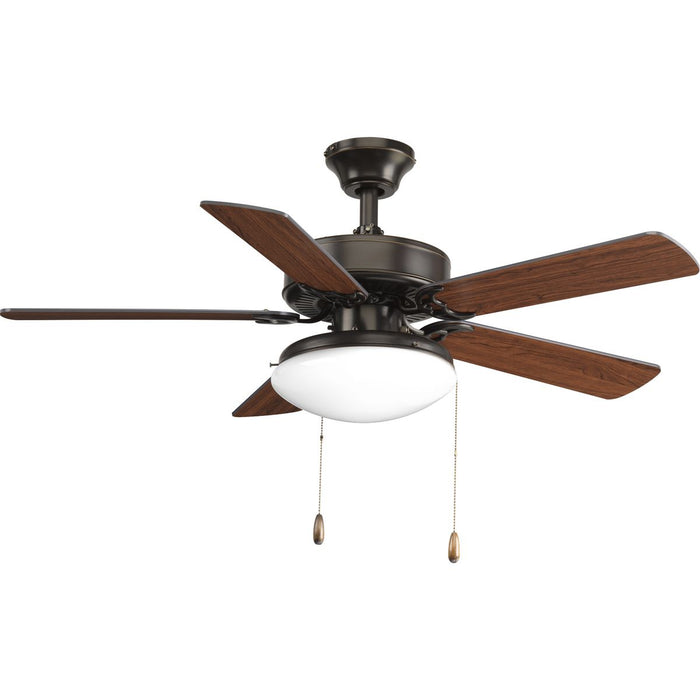 Progress Lighting AirPro Collection Builder 42 Inch 5-Blade Ceiling Fan (P2500-20)