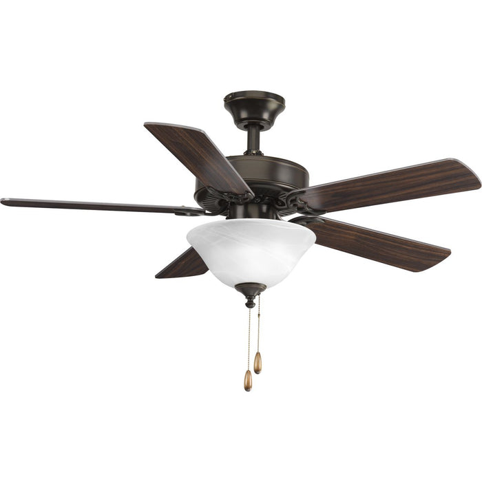 Progress Lighting AirPro Collection Builder 42 Inch 5-Blade Ceiling Fan (P2500-20)