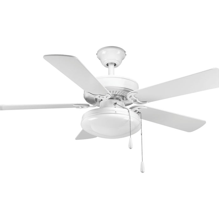 Progress Lighting AirPro Collection Builder 42 Inch 5-Blade Ceiling Fan (P2500-30)