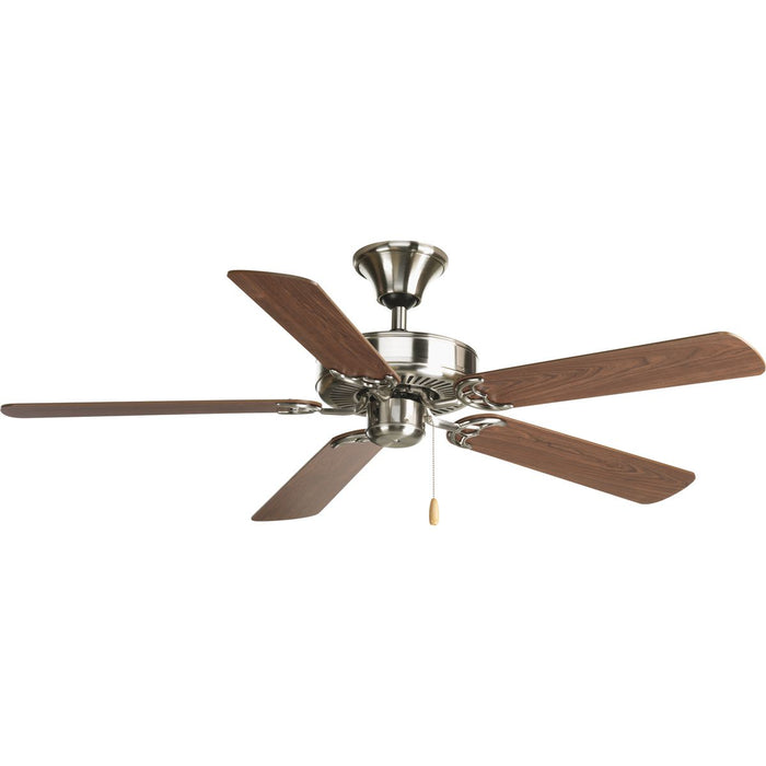 Progress Lighting AirPro Collection Builder 52 Inch 5-Blade Ceiling Fan (P2501-09)