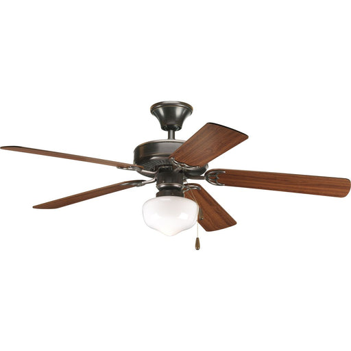 Progress Lighting AirPro Collection One-Light Ceiling Fan Light 3000K (P2601-20WB)