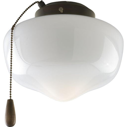 Progress Lighting AirPro Collection One-Light Ceiling Fan Light 3000K (P2601-20WB)