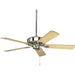 Progress Lighting AirPro Collection Performance 52 Inch Five-Blade Ceiling Fan (P2503-09)