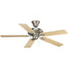 Progress Lighting AirPro Collection Signature 52 Inch Five-Blade Ceiling Fan (P2521-09)