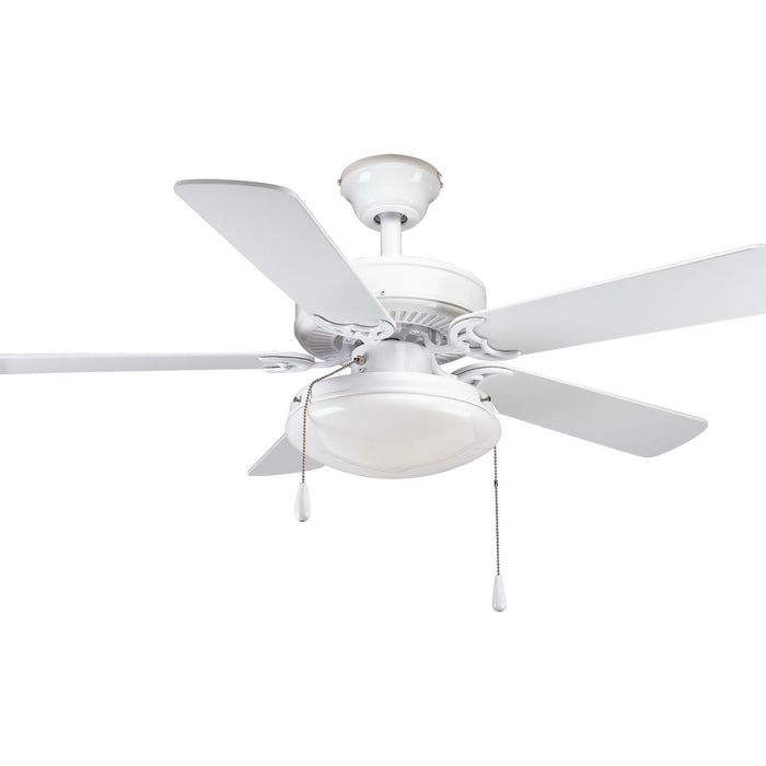 Progress Lighting AirPro Collection Two-Light Ceiling Fan Light 3000K (P2611-30WB)