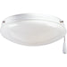 Progress Lighting AirPro Collection Two-Light Ceiling Fan Light 3000K (P2611-30WB)