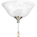 Progress Lighting AirPro Collection Two-Light Ceiling Fan Light 3000K (P2612-01WB)