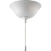 Progress Lighting AirPro Collection Two-Light Ceiling Fan Light 3000K (P2612-01WB)