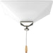 Progress Lighting AirPro Universal Two-Light Ceiling Fan Light 3000K (P2654-01WB)