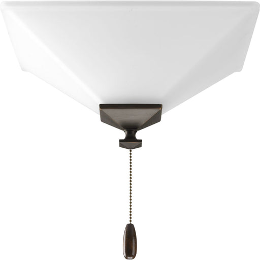 Progress Lighting AirPro Universal Two-Light Ceiling Fan Light 3000K (P2654-01WB)