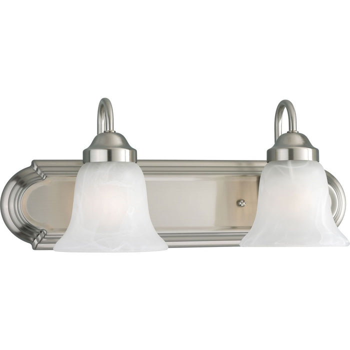 Progress Lighting Alabaster Glass Two-Light Bath And Vanity (P3052-09)