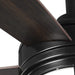 Progress Lighting Albin Collection 54 Inch Indoor/Outdoor Five-Blade Black Ceiling Fan 3000K (P250036-031-30)