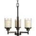 Progress Lighting Alexa Collection Three-Light Chandelier (P4458-20)