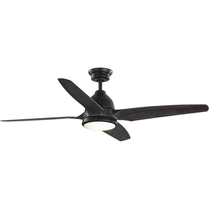 Progress Lighting Alleron Collection 56 Inch 4-Blade Ceiling Fan With Light (P250009-182-30)