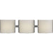 Progress Lighting Arch LED Collection Brushed Nickel Three-Light LED Bath 3000K (P300291-009-30)