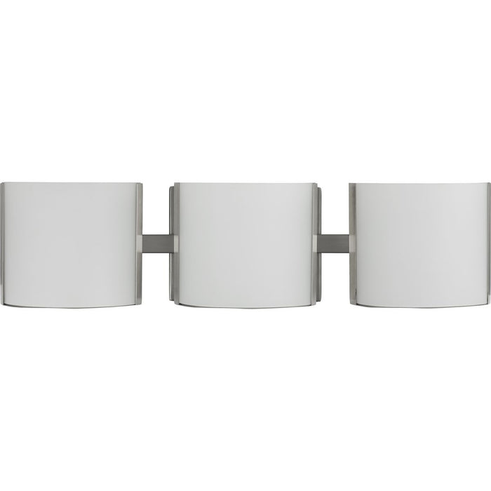 Progress Lighting Arch LED Collection Brushed Nickel Three-Light LED Bath 3000K (P300291-009-30)