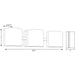 Progress Lighting Arch LED Collection Brushed Nickel Three-Light LED Bath 3000K (P300291-009-30)