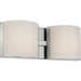 Progress Lighting Arch LED Collection Brushed Nickel Two-Light LED Bath 3000K (P300290-009-30)
