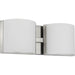 Progress Lighting Arch LED Collection Brushed Nickel Two-Light LED Bath 3000K (P300290-009-30)