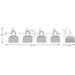 Progress Lighting Archie Collection Four-Light Bath And Vanity (P2997-163)