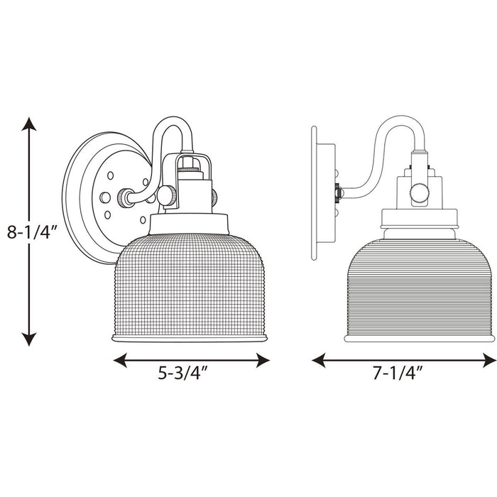 Progress Lighting Archie Collection One-Light Bath And Vanity (P2989-74)