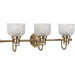 Progress Lighting Archie Collection Three-Light Bath And Vanity (P2992-163)