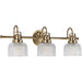 Progress Lighting Archie Collection Three-Light Bath And Vanity (P2992-163)