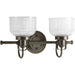 Progress Lighting Archie Collection Two-Light Bath And Vanity (P2991-74)