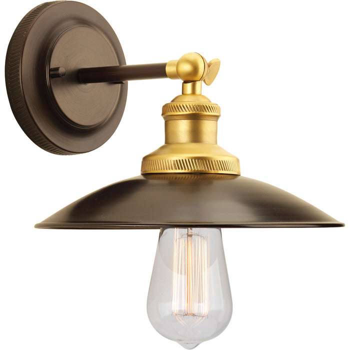 Progress Lighting Archives Collection One-Light Adjustable Swivel Wall Sconce (P7156-20)
